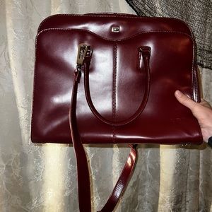 Kenneth Cole Reaction Red Laptop Tote